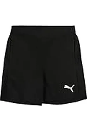 PUMA Liga Sideline Woven Shorts Jr Pants, Unisex niños, Black- White, 164