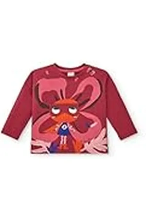 Tuc Tuc Camiseta para niña en Rojo con Estampado de superhéroe colección Super Natural (Talla 18 Meses)