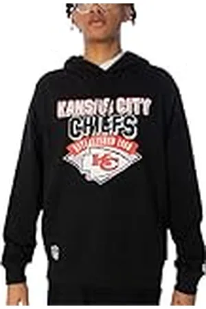 New Era NFL Team Graphic Hoody KANCHI BLKWHI Kansas City Chiefs, Sudadera con Capucha Masculino