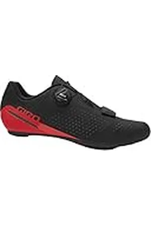 Giro Berg, Zapatos Hombre, Negro/Rojo Brillante, 45 EU