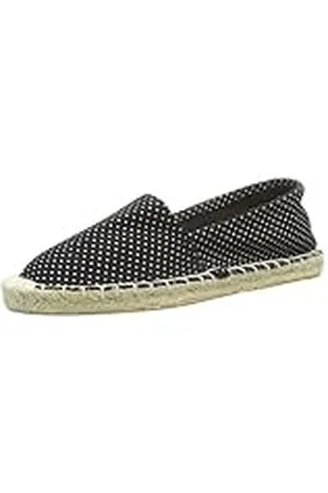Pieces® HAISHA Espadrillos Dots, Alpargatas Mujer, Negro (Schwarz (Black C-N10), 37