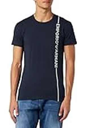 Emporio Armani Emporio Armani Camiseta de Cuello Para Hombre Con Logotipo Lateral, Camiseta Hombre, , M