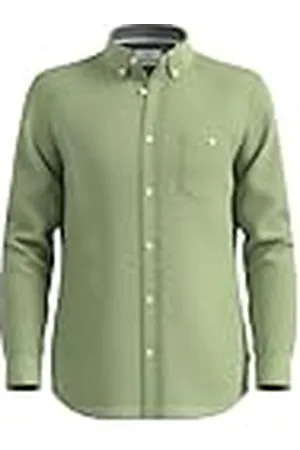 QS by s.Oliver 2140657 Camisa de Manga Larga, Corte Ajustado, , M Hombre