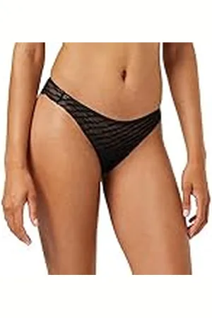 Sloggi Mujer Zero Lacy H Tiny Tanga, Negro, M