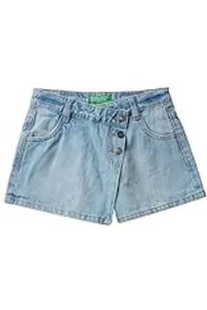 Benetton Short 4dw2c9030 Pantalones Cortos, , 122 cm Niñas y niñas