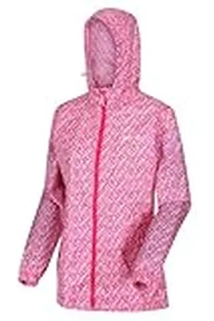 Regatta Chaqueta técnica Pack-It, Estampada, Impermeable y Transpirable, con Capucha y Bolsillos