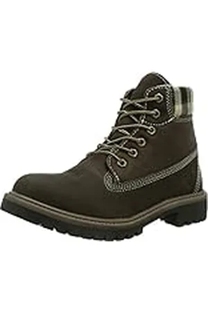 QS by s.Oliver 56100, Zapatillas Altas Niños, Marrón (Mocca 304), 36
