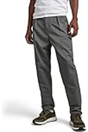 G-Star Para Hombre Pantalones Unisex Pleated Chino Relaxed, , 32W / 32L