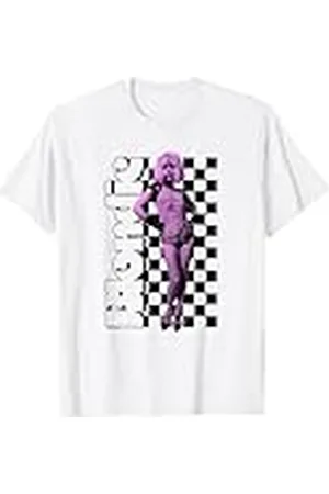 Blond Amsterdam Checkerboard Portrait Vintage Band Camiseta