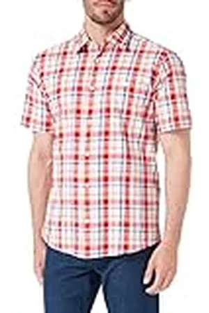 QS by s.Oliver Camisa de Manga Corta, , L para Hombre