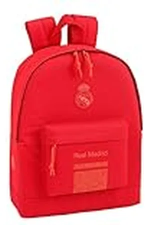 Real Madrid C.F. CF Mochila Grande con Funda Ordenador, 43 cm
