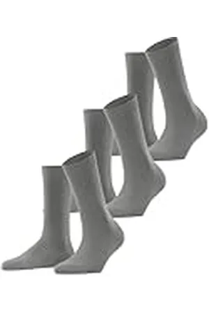 Falke Family Multipack W So algodón sostenible lisos 3 pares, Calcetines Mujer, , 35-38