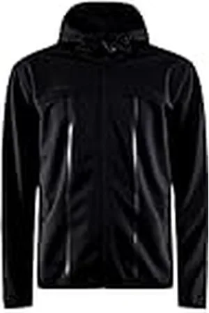 Craft Adv Explore - Chaqueta softshell impermeable para hombre, 2 bolsillos laterales, 1 bolsillo interior, chaqueta de entretiempo para hombre