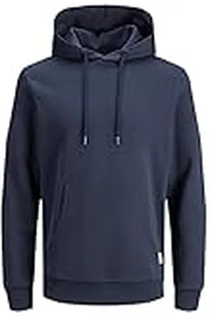 JACK & JONES Jjebasic Noos Sweat Hood Sudadera con Capucha, Hombre, Marino, XXL