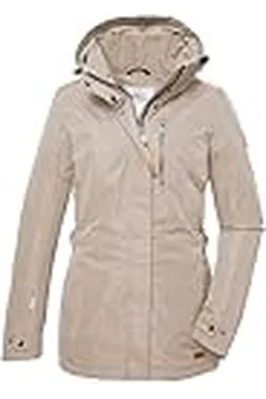 G.I.G.A. DX by killtec Mujeres Chaqueta funcional/chaqueta outdoor con capucha desmontable GS 26 WMN JCKT, beige, 40, 41452-000