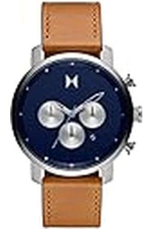 MVMT Reloj Cronógrafo de Cuarzo para Hombre con Correa en Piel Marrón - 28000288-D
