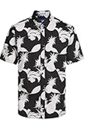 JACK&JONES JUNIOR Jorjoshua Aruba AOP Shirt SS Jnr Camisa de Manga Corta, , 128 para Niños