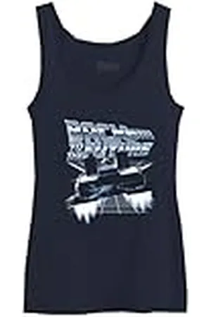 Retour vers le futur Wobafudtk003 Camiseta de Tirantes para, , XXL para Mujer
