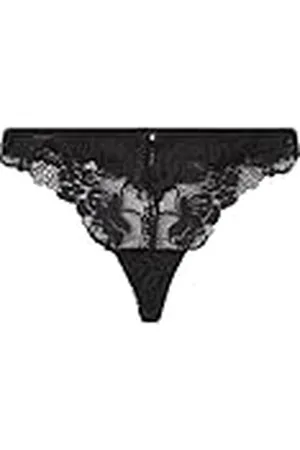 Women secret Tanga Encaje Microfibra Brief, , M para Mujer