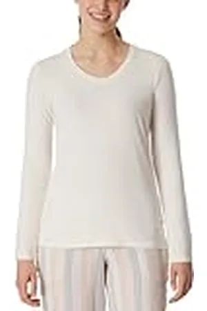 Schiesser Camiseta de Dormir de Manga Larga Modal – Mix + Relax Pijama, , 40 para Mujer