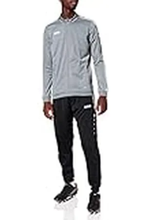 Jako Chándal para hombre de poliéster Striker 2.0, gris piedra y blanco, M, M9119