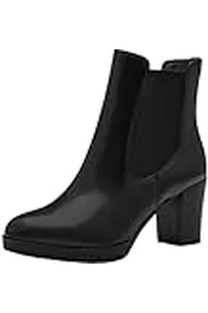 Tamaris Botines Chelsea para Mujer, Tacón Cuadrado, Cómodos, , 36 EU