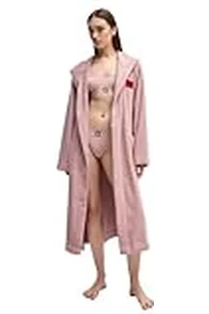 HUGO BOSS Terry_Hooded Gown Bata, , L para Mujer