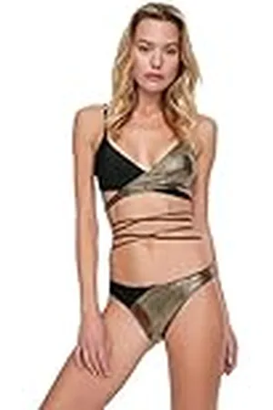 Trendyol Color del Bikini Bloqueado. Parte Inferior, , 34 para Mujer