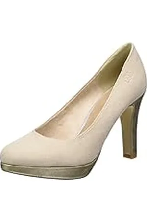 QS by s.Oliver 22400, Sandalias con Plataforma Mujer, Beige (Ivory Comb. 439), 36 EU