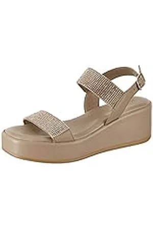 IGI&CO Mujer Engy, Sandalias con cuña, Polvo Gris Topo, 37 EU