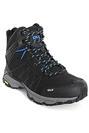 Trespass DLX Rhythmicii, Zapatos de High Rise Senderismo Hombre, (Black Black), 43 EU