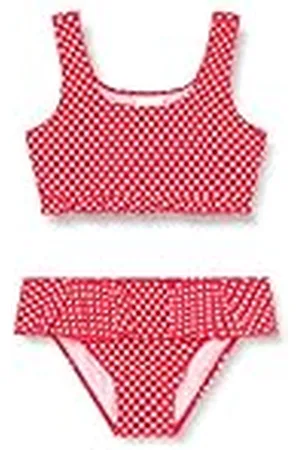 Playshoes UV Protection Bikini Points Traje De Baño, Rojo, 110-116 Unisex niños