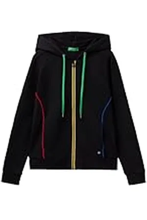 Benetton Chaqueta C/CAPP M/L 3j68d500j Sudadera con Capucha, , Mujer