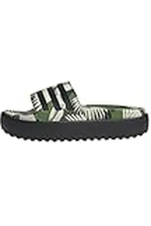 adidas Adilette Platform Slides, SE DESLIZA Mujer, Crew Green/Core Black/Core Black, 38 EU