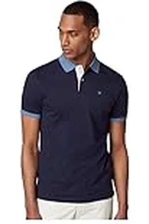 Hackett Selvedge Placket Camisa de Polo, , L para Hombre