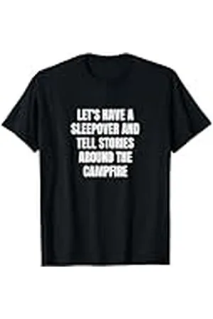Statement Blend Vamos a tener una fiesta de pijamas y contar historias alrededor de la fogata Camiseta