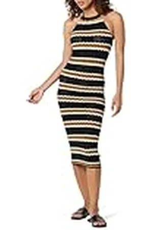 THE DROP Vestido Midi Jayla En Croché de Tirantes para Mujer, , XXL