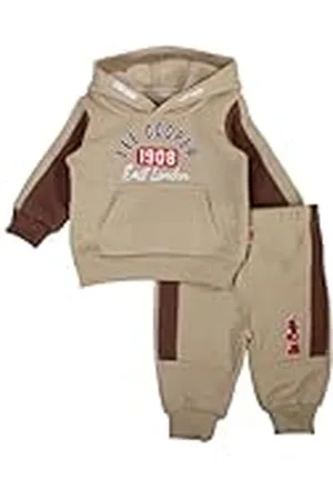 Lee Conjunto de 2 piezas, Suéter + Joggers, Bebés, (0 a 24 meses), Unisex, Niño, Niña, Suave, Lindo, Cálido, Sudadera + Pantalón, Modelo GLC2541 JOG BB S2-24M