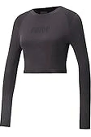 PUMA Evoknit Longsleeve tee Camiseta, Mujer, Black, XL