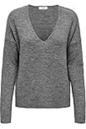 JDY Elanora L/S Cuello en V. Knt Noos Jersey de Punto, , XL para Mujer