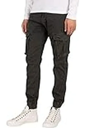 Alpha Industries Spy Pantalones Cargo, Gris (Greyblack-136), 30 para Hombre