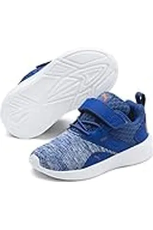 PUMA Comet V Inf, Zapatillas Unisex Niños, Azul (Galaxy Blue White/Jaffa Orange 10), 21 EU
