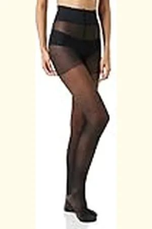 Dim Panty De Compresión Piernas Incansables - Perfect Contention Transparente 25D Mujer x1, Negro, XL