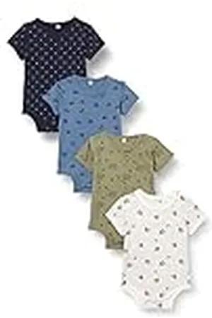 Pippi Body SS AO-Printed (4-Pack) Ropa Interior, , 80 para Bebés