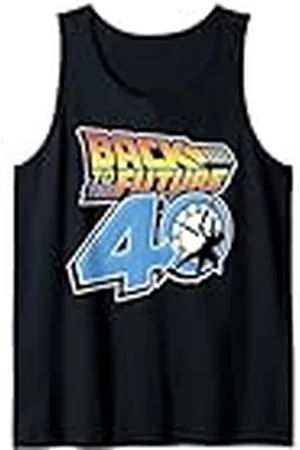 Back To The Future 40th Anniversary Clock Tower Logo Camiseta sin Mangas