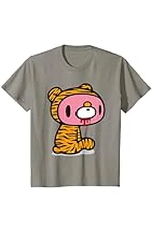 Gloomy bear Niños El travieso oso pardo con un lindo mono Kawaii Tiger para niños Camiseta