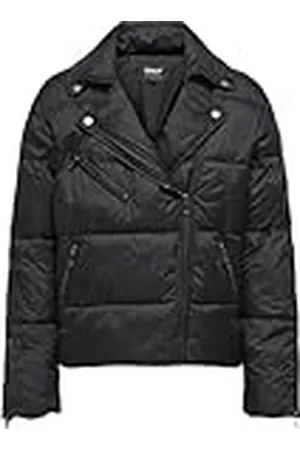 ONLY Onlvanilla Puffer Biker Jacket Otw Chaqueta Acolchada, , M para Mujer