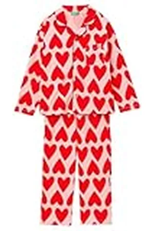 Benetton Pig(Giacca+Pant) 3MR70P072 Juego de Pijama, , 140 para Niños