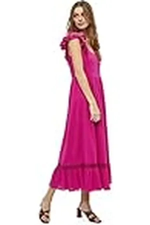 DESIRES Vestido Chira Sin Mangas de Media Pantorrilla para Mujer, , M