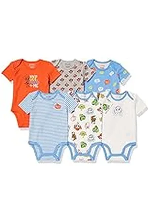 Amazon Disney | Marvel | Star Wars Bodies de Manga Corta Unisex Bebés, Pack de 6, , Prematuro